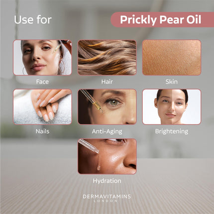 Dermavitamins 100% Pure Prickly Pear Oil - 10ml - General Healthcare