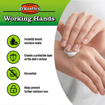O'Keeffe's Working Hands Value Size Jar 193g - General Healthcare