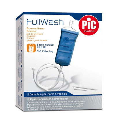 Pic Solution Full Wash Anal-Vaginal Enema Douche Travel Kit -Colonic Irrigation - General Healthcare