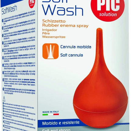 Pic Solution Soft Wash - Rubber enema spray with soft cannula - 115ml - General Healthcare