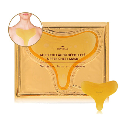 Revitale Gold Collagen Beauty Gift Pack - 6 Eye Gels - 4 Face Masks - 2 Upper Chest Masks - General Healthcare