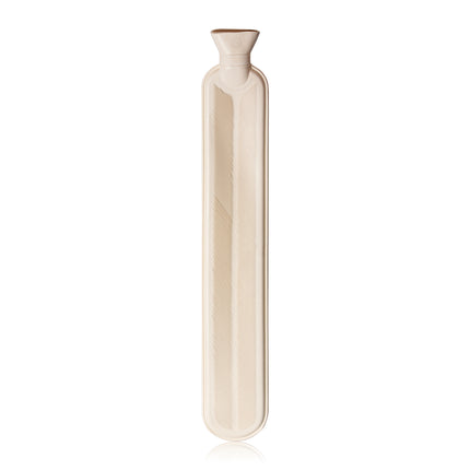Revitale Extra Long Hot Water Bottle Pom Pom Soft Fur Cover - 72cm - 2L