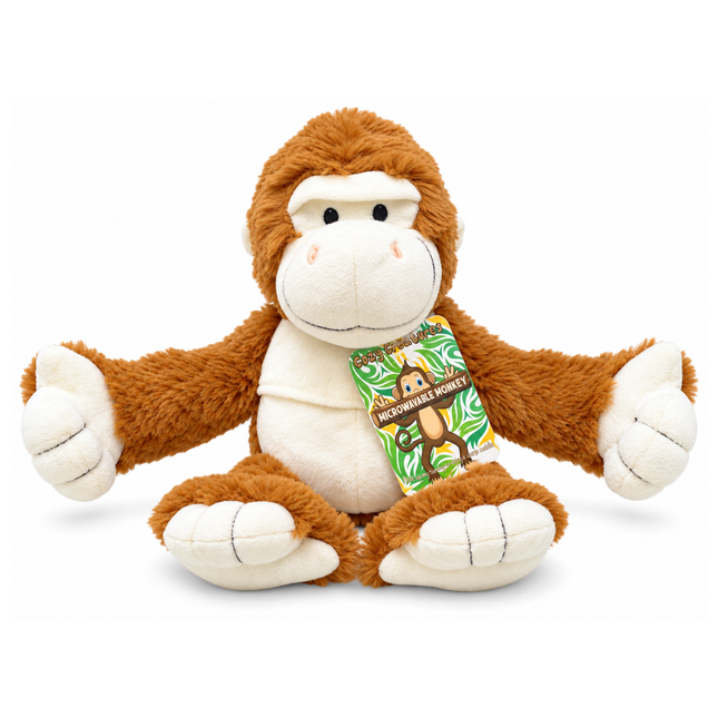 Cozy Creatures Microwavable Plush Soft Toy Monkey