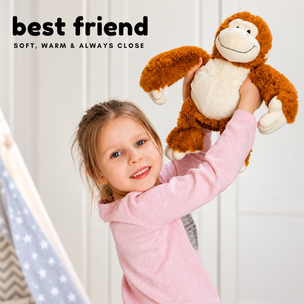 Cozy Creatures Microwavable Plush Soft Toy Monkey