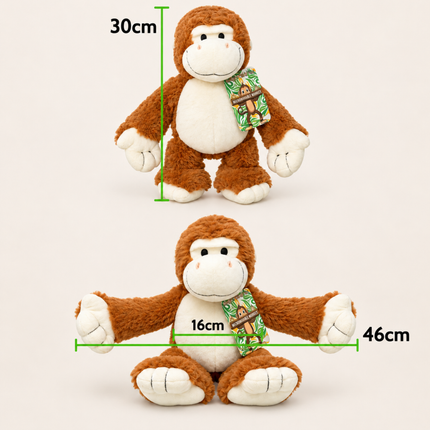 Cozy Creatures Microwavable Plush Soft Toy Monkey