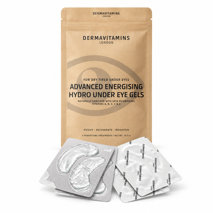 Dermavitamins Energising Hydrogel Under Eye Patches for Dark Circles, Puffiness & Fine Lines