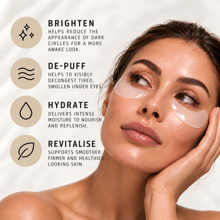 Dermavitamins Energising Hydrogel Under Eye Patches for Dark Circles, Puffiness & Fine Lines