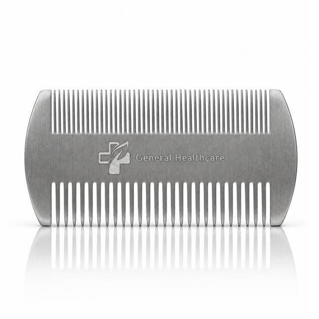 General Healthcare Metal Lice, Nit, Hair & Beard Comb