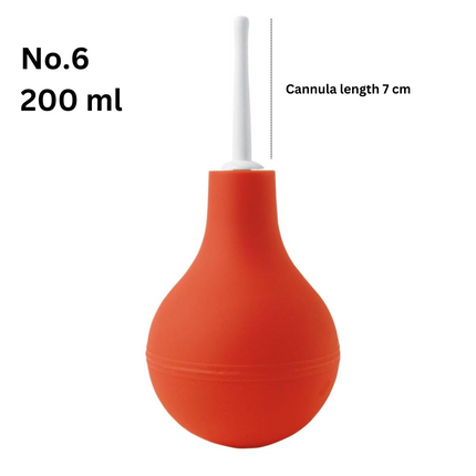 Pic Solution EasyWash Enema Bulb Rigid Cannula 7cm No.6 - 200ml