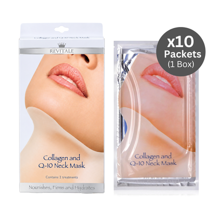 Revitale Collagen and Q-10 Neck Mask, Nourishes, Firms, Hydrates
