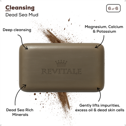 Revitale Cleansing Dead Sea Mud Soap - 100g