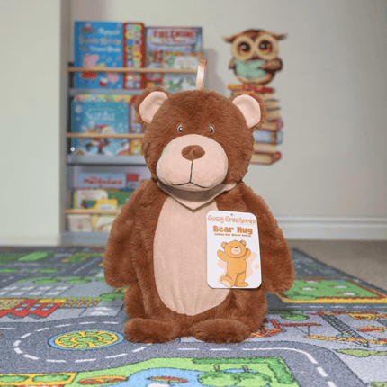 Childrens Animal Hot Water Bottle (Bear) Cozy, Safe & Fun Bedtime Companion - General Healthcare