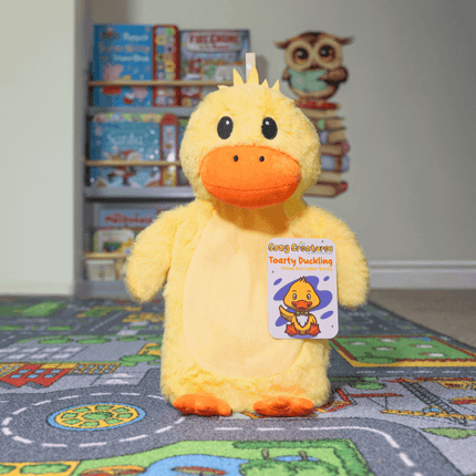 Childrens Animal Hot Water Bottle (Duck) Cozy, Safe & Fun Bedtime Companion - General Healthcare