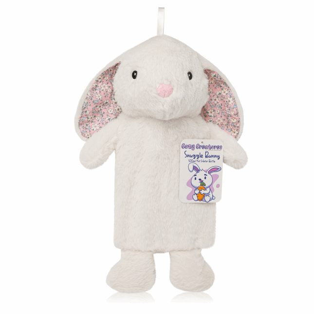 Childrens Animal Hot Water Bottle (Rabbit) Cozy, Safe & Fun Bedtime Companion - General Healthcare