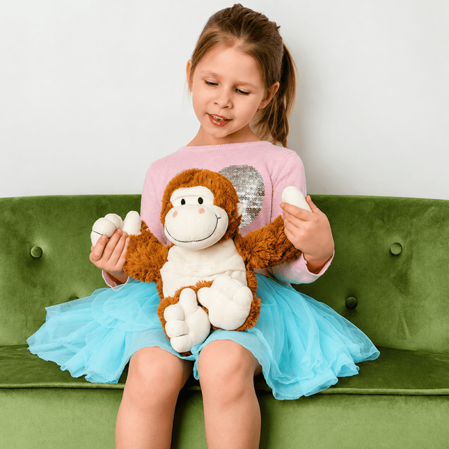 Cozy Creatures Microwavable Plush Soft Toy Monkey - General Healthcare