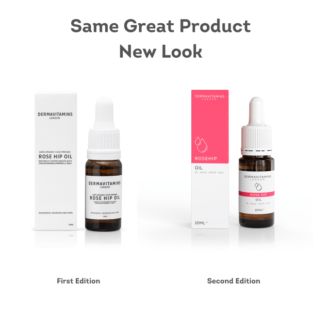 Dermavitamins 100% Organic Cold - Pressed Rose Hip Oil - General Healthcare