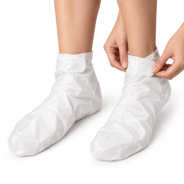 Dermavitamins Advanced Foot Mask Bags – Peeling, Exfoliating & Moisturising Treatments for Dry Feet - General Healthcare