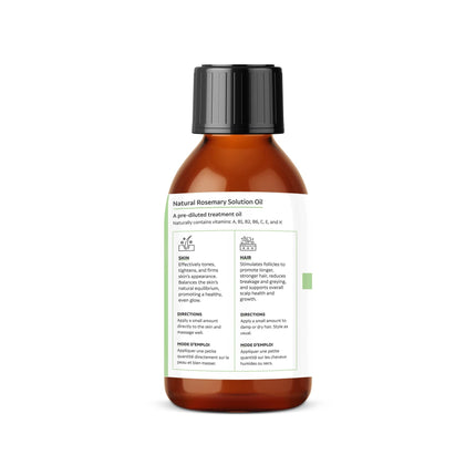 Dermavitamins Rosemary Solution Oil for Hair & Skin - 150ml - General Healthcare