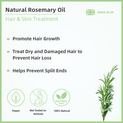 Dermavitamins Rosemary Solution Oil for Hair & Skin - 150ml - General Healthcare