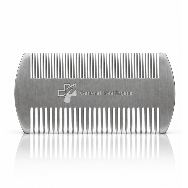 General Healthcare Metal Lice, Nit, Hair & Beard Comb - General Healthcare