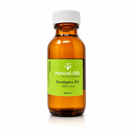 Natural Oils Essential Pure Eucalyptus Oil - 30ml - General Healthcare
