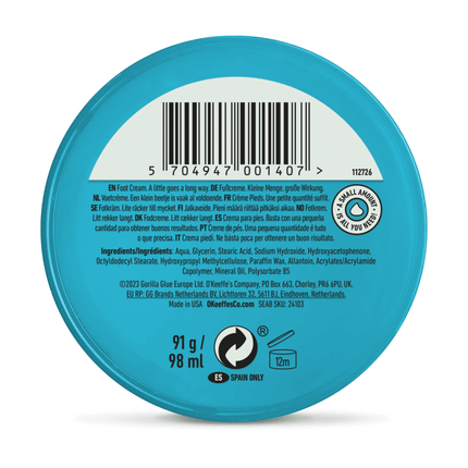 O'Keeffe's for Healthy Feet Foot Cream Jar - 91g - General Healthcare
