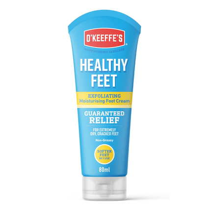 O'Keeffe's Healthy Feet Exfoliating Moisturising Foot Cream - 80ml - General Healthcare