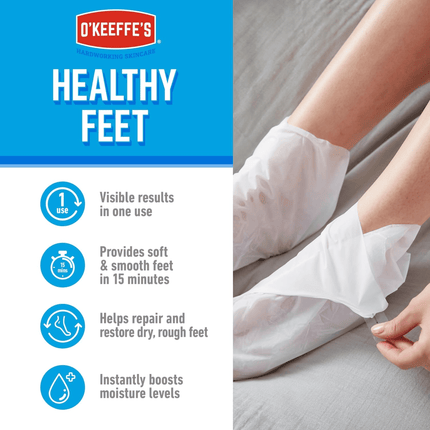 O'Keeffe's Healthy Feet Foot Mask (1 Pair) - General Healthcare
