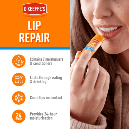 O'Keeffe's Lip Balm Repair Stick Cooling 4.2g - General Healthcare
