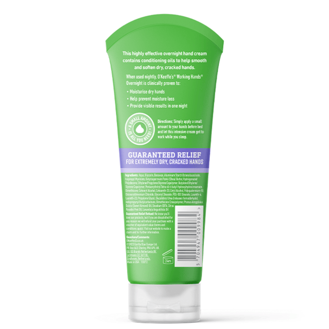 O'Keeffe's Working Hands Overnight 80ml - General Healthcare