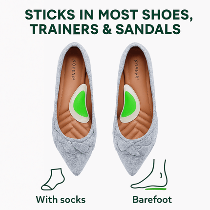 Orthopedic Gel Arch Support Insoles - Flat Feet Support Gel Soft Pads Silicone - General Healthcare