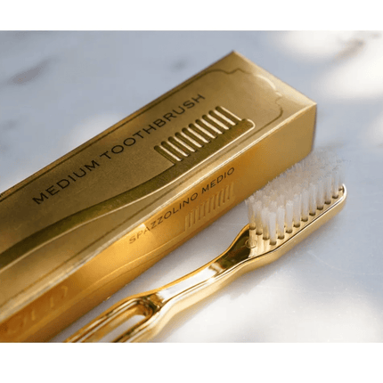 Piave Plated Toothbrush Tynex Bristle, Medium - General Healthcare