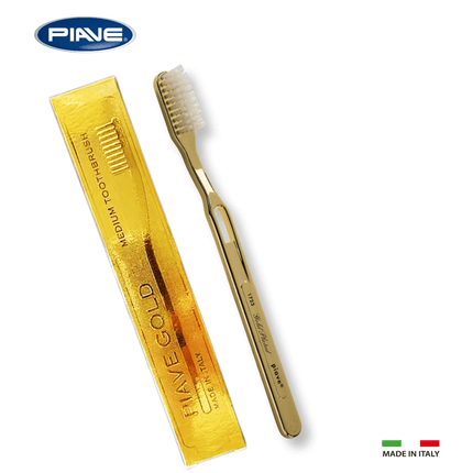 Piave Plated Toothbrush Tynex Bristle, Medium - General Healthcare