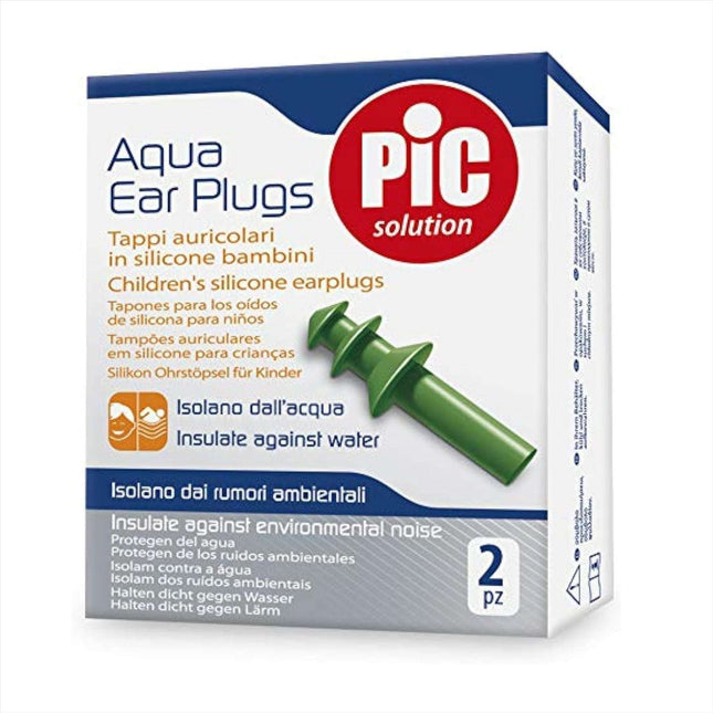 Pic Solution Childrens Silicone Aqua Ear Plugs (1 Pair) - General Healthcare