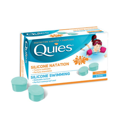 Quies Children’s Silicone Swimming Ear Plugs (3 Pairs) - General Healthcare