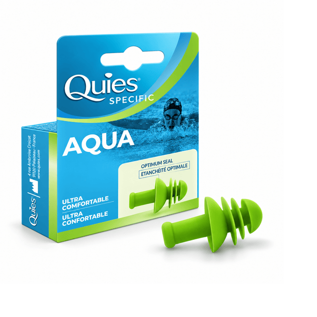 Quies Specific Aqua Swimming Ear Protection (1 Pair) - General Healthcare