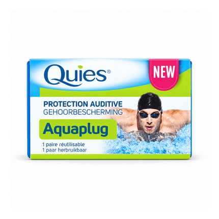 Quies Swimming Ear Protection Aquaplug (1 Reusable Pair) - General Healthcare