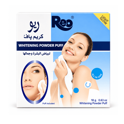 Reo Whitening Powder Puff - Light Glow - General Healthcare