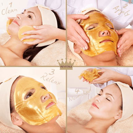 Revitale 24K Gold Face Mask - Nourishes, Firms & Hydrates - General Healthcare