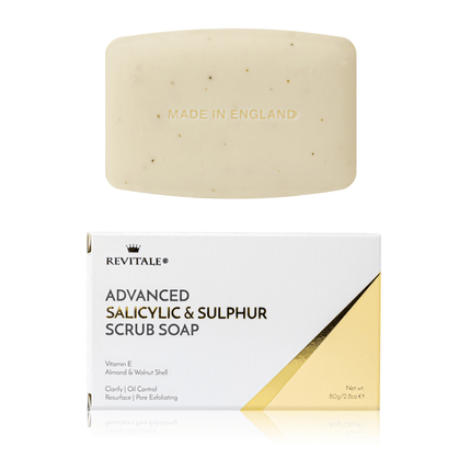 Revitale Advanced Salicylic Acid & Sulphur Scrub Soap - General Healthcare