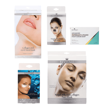 Revitale Classic Beauty Spa Set - Nourishes, Firms and Hydrates - General Healthcare