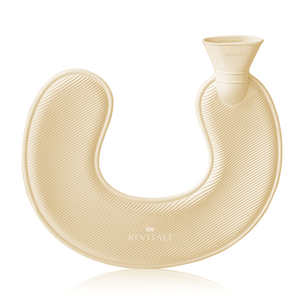 Revitale Fur Neck and Shoulder Hot Water Bottle (Slate Grey) - General Healthcare