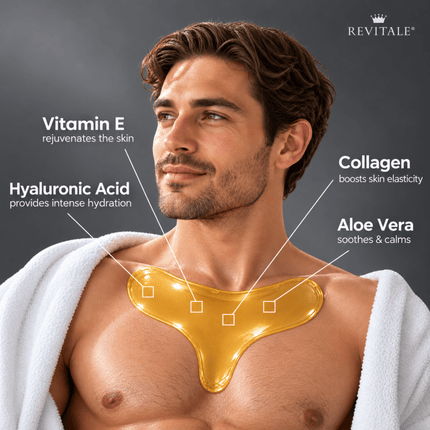 Revitale Gold Décolleté Upper Chest Collagen Masks - General Healthcare