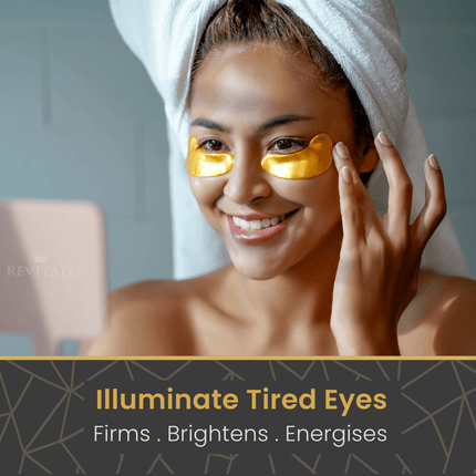 Revitale Gold Under Eye Collagen Patches (30 Pairs)(Gift Pack) - General Healthcare