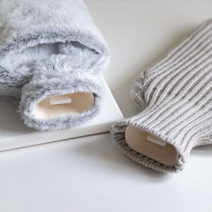 Revitale Luxury Hot Water Bottle with Silver Sleeve Cover (2L) - General Healthcare