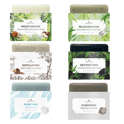 Revitale Natural Cleansing Soap Bar Set (6x100g) - General Healthcare