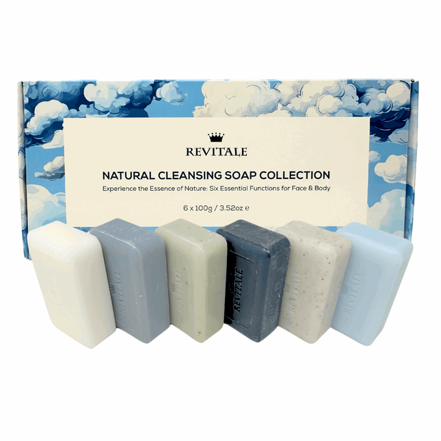 Revitale Natural Cleansing Soap Bar Set (6x100g) - General Healthcare