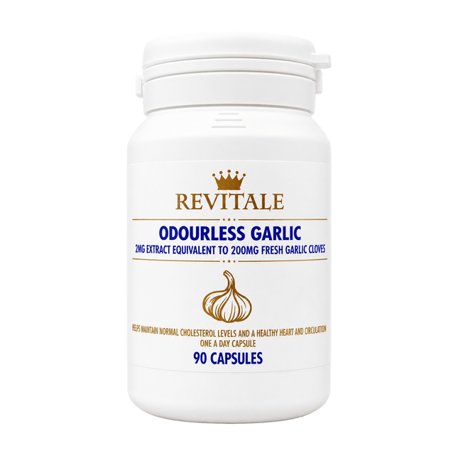 Revitale Odourless Garlic - 90 Softgel Capsules - General Healthcare