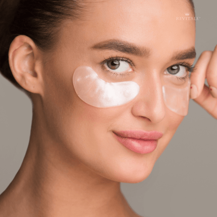 Revitale Pure Hyaluronic Acid & Peptides Under Eye Patches (Packets - 10 Pairs) - General Healthcare