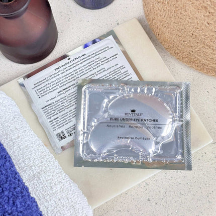 Revitale Pure Under Eye Patches - Nourishes - Renews - Soothes (10 Pairs) - General Healthcare